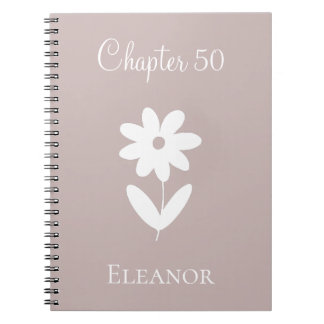 Carnet Minimal New Chapter Daisy April Birth Flower