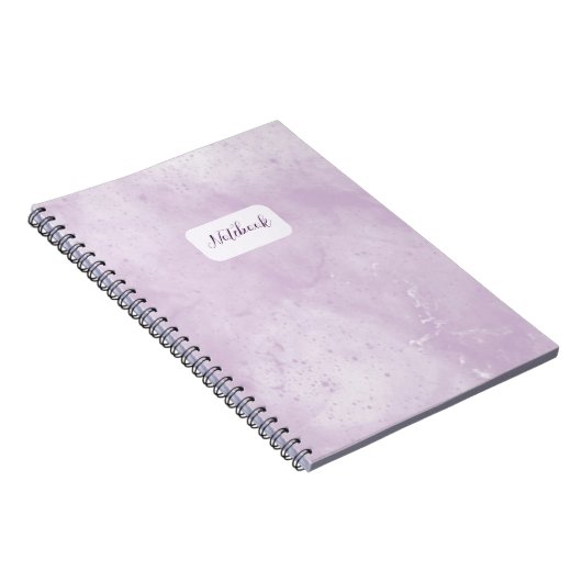 Carnet Minimal Purple Marble Notebook (Côté Droit)