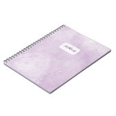 Carnet Minimal Purple Marble Notebook (Côté gauche)