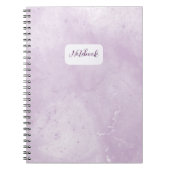 Carnet Minimal Purple Marble Notebook (Devant)