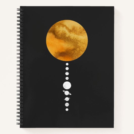 Carnet Minimal Solar System (Devant)