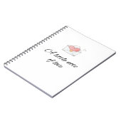 Carnet Minimal Une Petite Note d'Amour (Côté gauche)