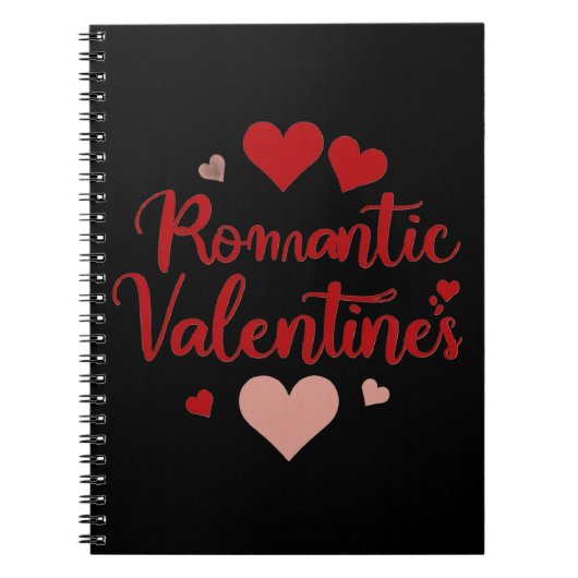Carnet Minimal Valentine’s Day Love Typography Design | R (Devant)