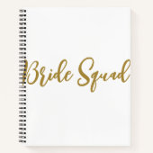 Carnet minimale add your name text bridesmaid gijd (Devant)