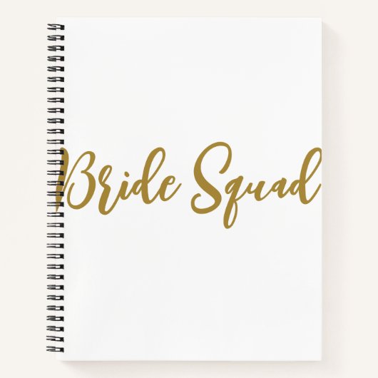 Carnet minimale add your name text bridesmaid gijd (Devant)