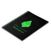Carnet Minimalisme Rétro-Futurisme Tech Omni Systèmes (Côté gauche)