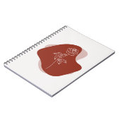 Carnet Minimalist Abstract Rose Line Art  (Côté gauche)