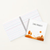 Carnet Minimalist Autumn Landscape Notebook (Intérieur)