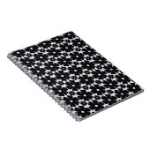 Carnet Minimalist black & white daisy pattern (Côté Droit)