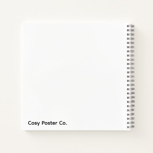 Carnet Minimalist Blue Circle Notebook (Dos)