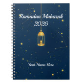 Carnet Minimalist Galaxy Lantern (Devant)