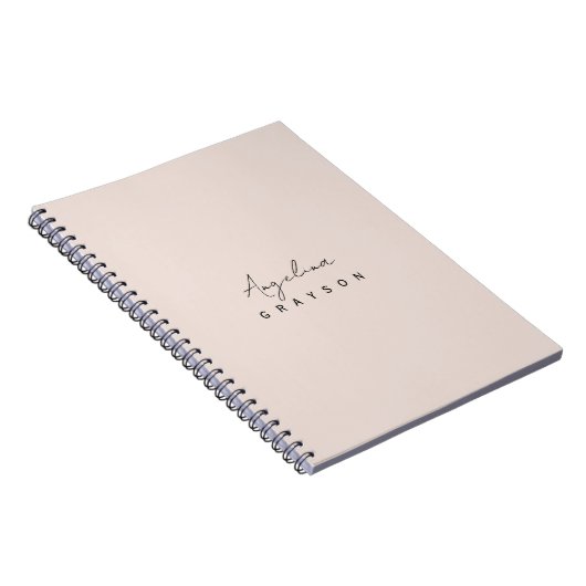 Carnet Minimalist handwritten script, simple and modern (Côté Droit)