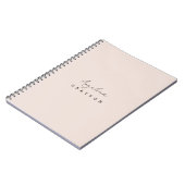 Carnet Minimalist handwritten script, simple and modern  (Côté gauche)