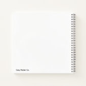 Carnet Minimalist Hot Pink Notebook (Dos)