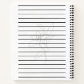 Carnet Minimalist Lined Notebook: 120 Pages (Dos)