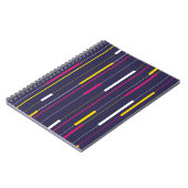 Carnet Minimalist Modern Stripes Spiral Notebook (Côté gauche)