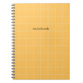 Carnet Minimalist orange notebook (Devant)