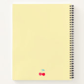 Carnet Minimalist Pink Cherry Icon Daily Notes Yellow (Dos)