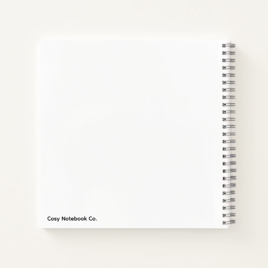 Carnet Minimalist Purple Circle Notebook (Dos)