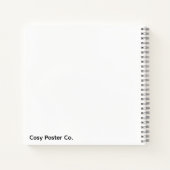 Carnet Minimalist Purple Circle Notebook (Dos)