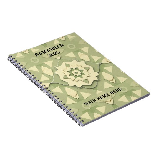 Carnet Minimalist Sage Ramadan (Côté Droit)