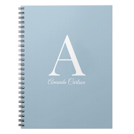 Carnet Minimalist Spiral Notebook (Devant)