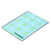 Carnet Minimalist Spring Floral Pattern (Côté gauche)