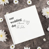 Carnet Minimalist Wedding Guest Book