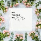 Carnet Minimalist Wedding Guest Book