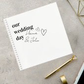 Carnet Minimalist Wedding Guest Book
