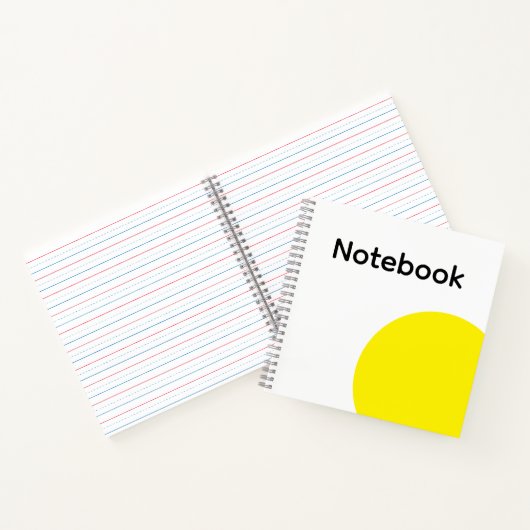 Carnet Minimalist Yellow Circle Notebook (Intérieur)