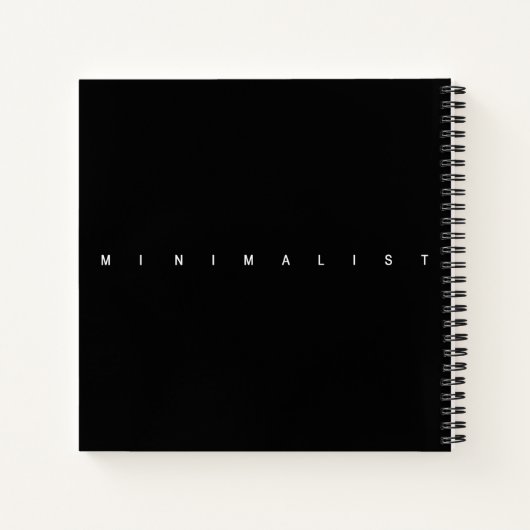 Carnet Minimaliste (Dos)