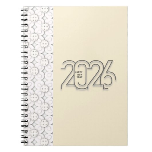 Carnet Minimaliste '26 Début (Devant)