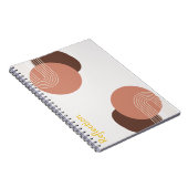 Carnet Minimaliste Abstrait Moderne  (Côté Droit)