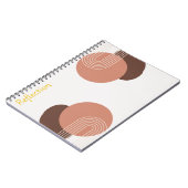 Carnet Minimaliste Abstrait Moderne  (Côté gauche)