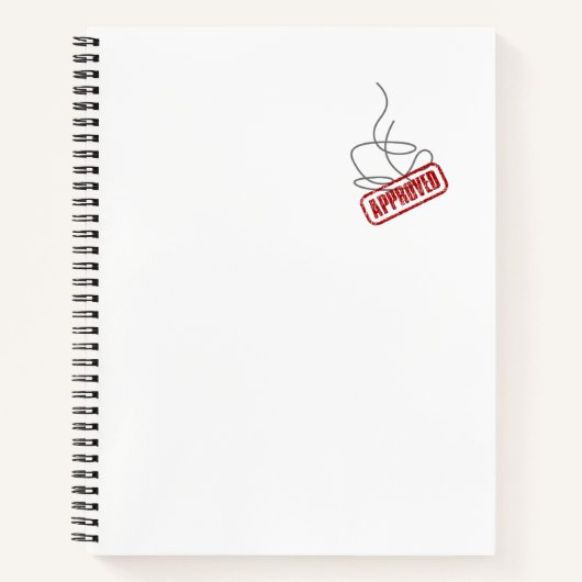 Carnet minimaliste approuvé (Devant)