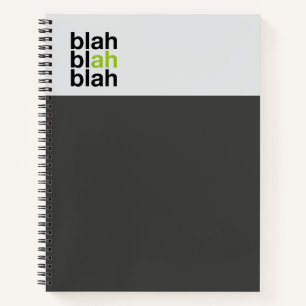Carnet Minimaliste Bloc de Couleur – Bla Bla Bla