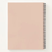 Carnet Minimaliste Boho Abstrait Botanique (Dos)