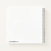 Carnet Minimaliste Cercle Violet (Dos)