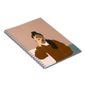 Carnet minimaliste de portrait féminin (Côté Droit)