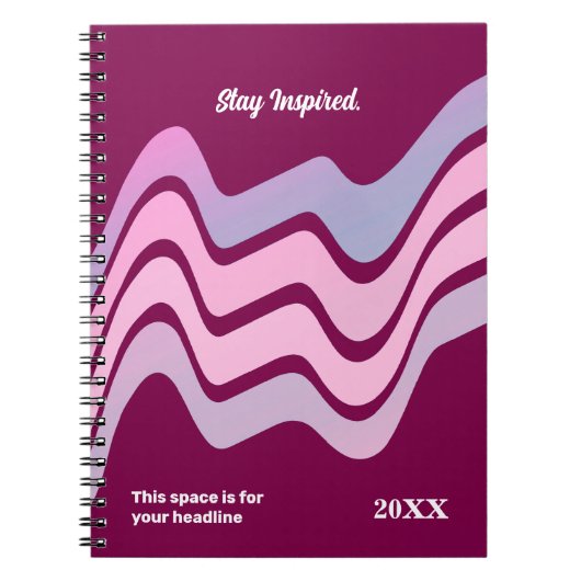 Carnet Minimaliste - Élégant et flux (Devant)