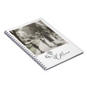 Carnet Minimaliste Élégant Fleur Maman (Côté Droit)