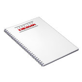 Carnet Minimaliste moderne professionnel plain  (Côté Droit)