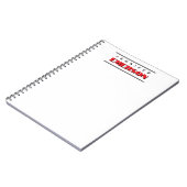 Carnet Minimaliste moderne professionnel plain  (Côté gauche)