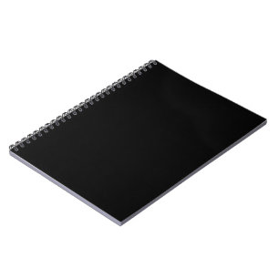 Carnet Minimaliste Noir Cahier d'Écriture Élégant