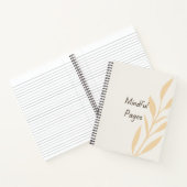Carnet Minimaliste Pages Pleines de Sens  (Intérieur)