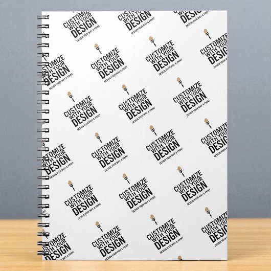 Carnet minimaliste personnalisé à la marque de l'e