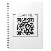 Carnet Minimaliste QR Code Scan Me Business (Devant)