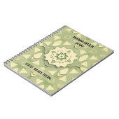 Carnet Minimaliste Ramadan Sage (Côté gauche)