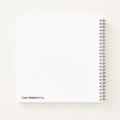 Carnet Minimaliste Vert Sauge (Dos)